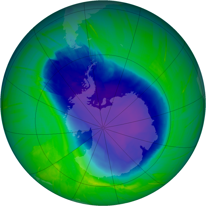 Ozone Map 2010-10-18